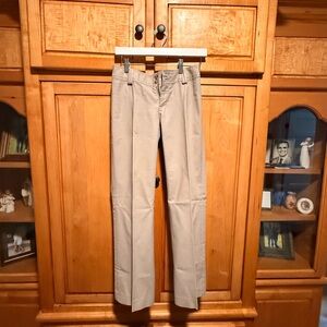 Banana Republic Tan Straight-Leg Trousers